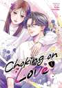 „Choking on Love“, Vol. 5, Story & Art by Keiko Iwashita. Zwei stilisierte Figuren lächeln mit sanften Farben.