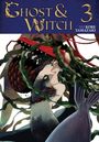 "Ghost & Witch 3" von Kore Yamazaki. Eine Illustration zeigt eine Meerjungfrau mit Pflanzen und einem großen roten Fisch.