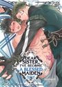 Text: "DEAR SISTER, I'VE BECOME A BLESSED MAIDEN 2". Zwei Männer in inniger Umarmung, einer mit freiem Oberkörper und Tätowierung.