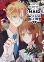 "How to Survive as a Maid in a Horror Game 2". Zwei Anime-Charaktere, umgeben von vielen Blumen, halten sich an den Händen.
