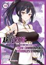 Text: "Arifureta: From Commonplace to World's Strongest #16". Anime-Figur mit langen dunklen Haaren in asiatischer Kleidung.