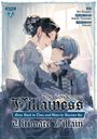 Manga 7. Zwei elegant gekleidete Figuren mit Blumen und Edelsteinen in einem stilvollen, romantischen Moment.