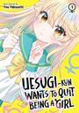 "UESUGI-kun wants to quit being a girl." Ein Manga-Mädchen in Schuluniform mit langen blonden Haaren.