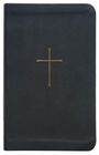 Das Bild zeigt einen dunklen Buchumschlag mit einem schlichten goldenen Kreuz in der Mitte.