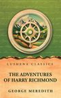 Lushena Classics, The Adventures of Harry Richmond, George Meredith. Illustration: Berge und Kompass in Erdtönen.
