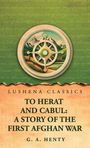 G. A. Henty: To Herat and Cabul, Buch