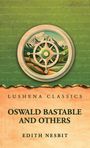 „Lushena Classics: Oswald Bastable and Others“ von Edith Nesbit. Illustration: Kompass vor Berglandschaft.