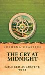 LUSHENA CLASSICS, THE CRY AT MIDNIGHT, MILDRED AUGUSTINE WIRT. Ein Kompassrad vor Bergen, grün und orange Töne.
