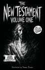 "The New Testament Volume One", "All Verses Illustrated", "Illustrated by Thomas Fasano". Skizze eines Mannes.