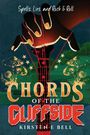 "Chords of the Cliffside", von Kirsten E Bell. "Cover Coming Soon!" auf braunem Hintergrund in weißer Schrift.