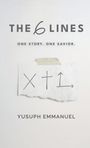 "The 6 Lines. One Story. One Savior." Illustration: ein Blatt Papier mit handgezeichneten Symbolen, X, Kreuz, Pfeil.