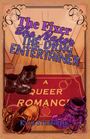 "The Fixer, The Maker, The Drag Entertainer", "A Queer Romance", "Kyle Steenblik". Vier bunte Schuhe auf Holzfußboden.
