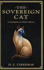 "The Sovereign Cat: A Translation of a Sister’s Silence" von H.C. Cisneros. Illustration einer eleganten Siamkatze.