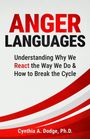 "ANGER LANGUAGES: Understanding Why We React the Way We Do & How to Break the Cycle" von Cynthia A. Dodge, Ph.D. Dynamische rote Streifen unten.