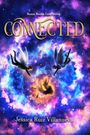 "Connected", "Nexus Realm Gate Series", "Jessica Ruiz Villanueva". Drei geflügelte Figuren schweben in bunten Galaxienfarben.
