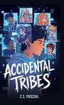 "Accidental Tribes" von C.S. Pascoal. Illustration mit sieben gezeichneten Figuren in digitalen Rahmen.