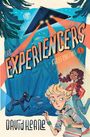 „The Experiencers: First Contact 1“ von David Keane. Illustration mit Aliens, Teenagern und einem UFO-Lichtstrahl im Wald.