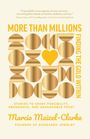 "MORE THAN MILLIONS: FINDING THE GOLD WITHIN" – Ein goldenes Muster mit Kreisen und einem Herz. Marcia Maizel-Clarke.